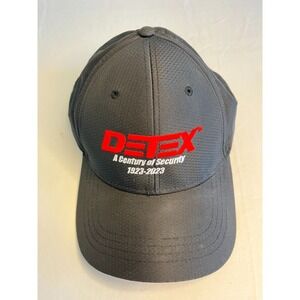 Detex Logo Hat Cap‎ Strap Back USA Flag Black Security Outdoor Cap Adjustable